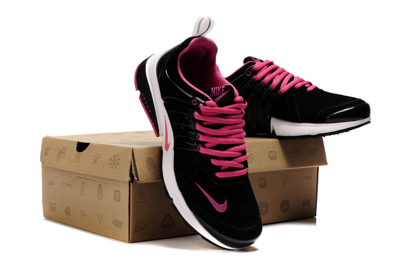 New Nike Air Presto Suede Black Red Shoes